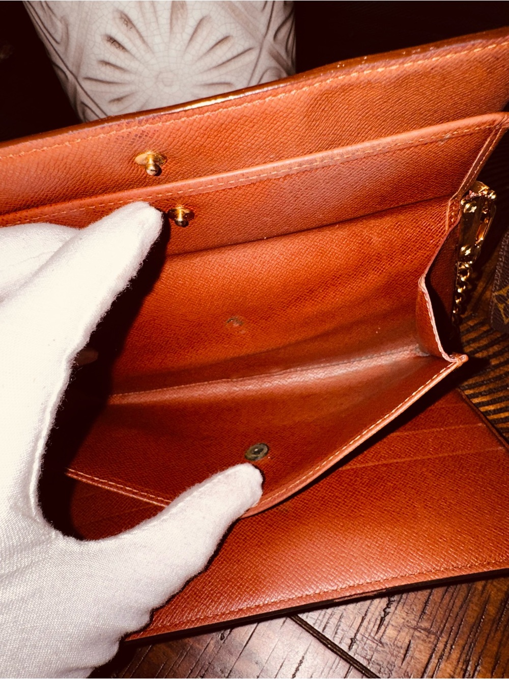 Louis Vuitton vintage international monogram wallet converted Crossbody - Picture 9 of 16